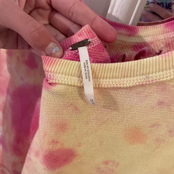 Free people boxy-fit sweatshirt top (reversible) - Picture 3 of 6